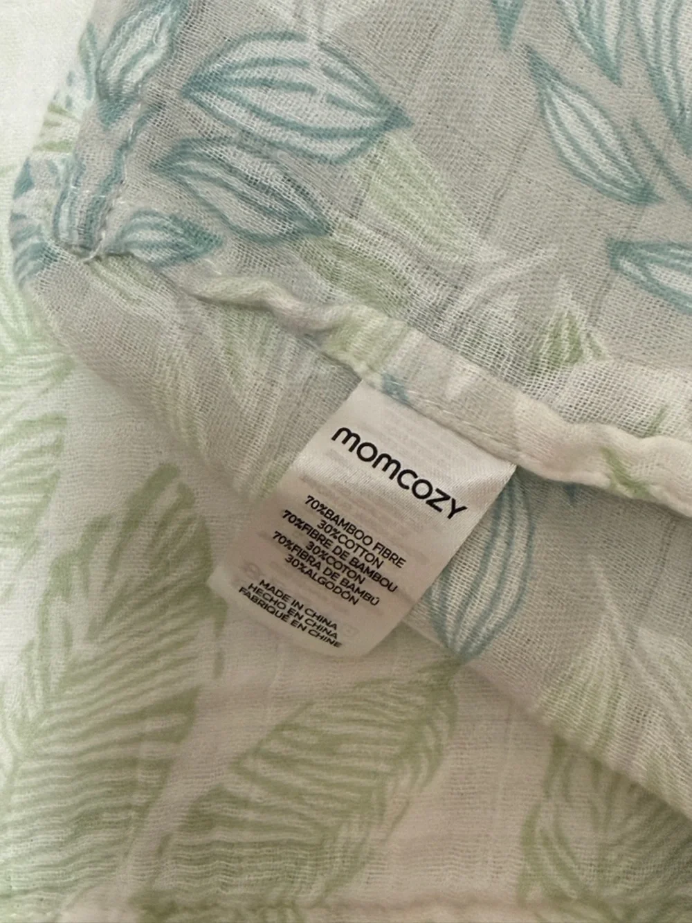 Momcozy Bamboo Cotton Swaddle Blankets - Picture 2 of 3